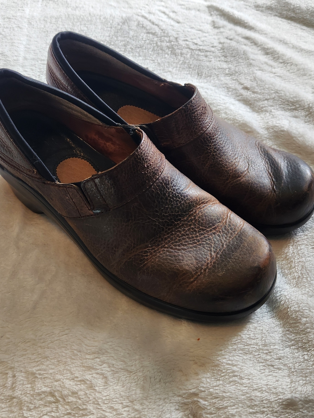 Ariat Women's Brown Leather Non-Slip Clogs Size 9